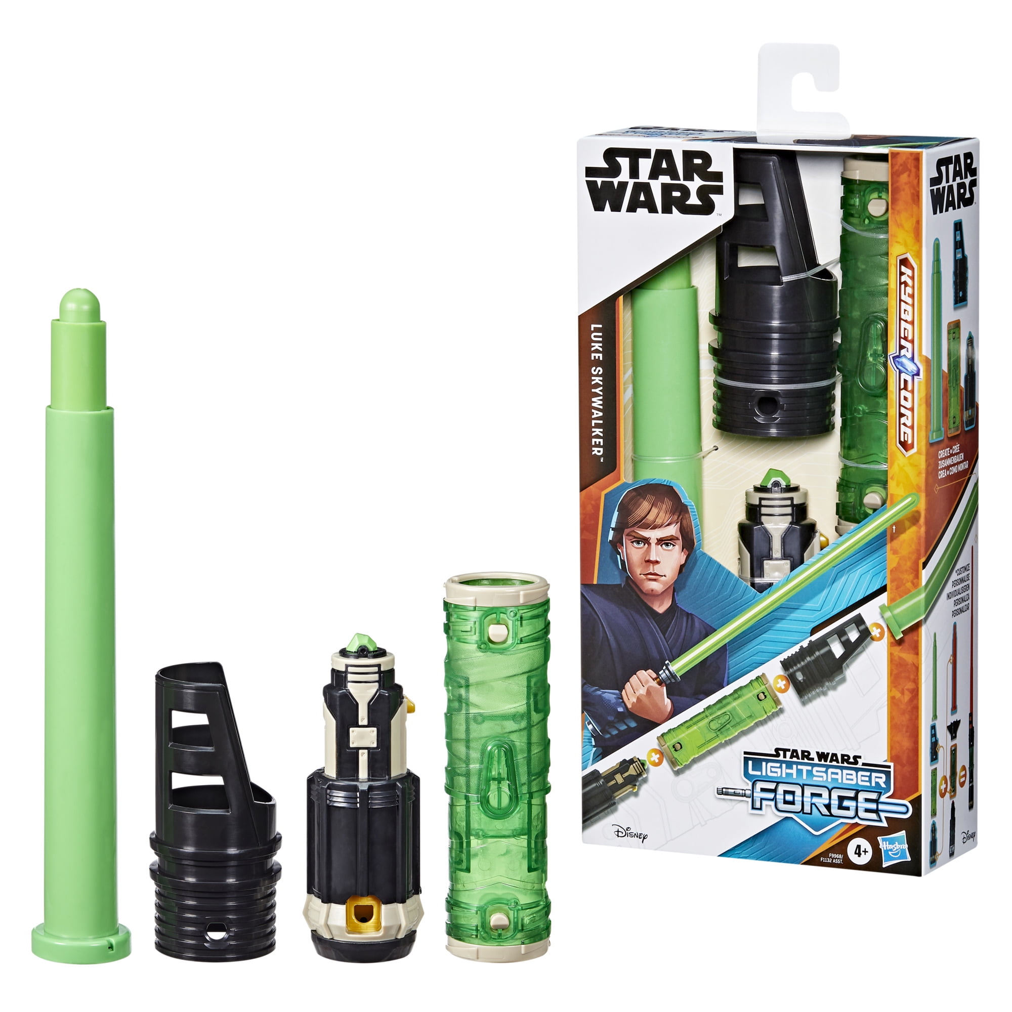Star Wars Lightsaber Forge Kyber Core Luke Skywalker, Green Customizable Lightsaber