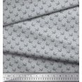 thumbnail image 2 of Soimoi Modal Satin Fabric Paper Craft Bird Small Printed Craft Fabric by The Yard 42 Inch Wide, 2 of 3