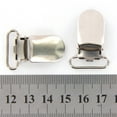 thumbnail image 4 of 20 x Braces Clips Strap Hooks 20 mm Silver Coloured, 4 of 5