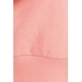 thumbnail image 4 of Women's Basic Casual Cotton Fleece Long Sleeves Solid Full-Zip Cropped Sweatshirt Hoodie, 4 of 4