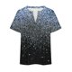 thumbnail image 5 of Plus Size Mujeres Blusas Cuello en V Casual Suelto Verano Blusa de Manga Corta para el Uso Diario Y Casual, 5 of 5