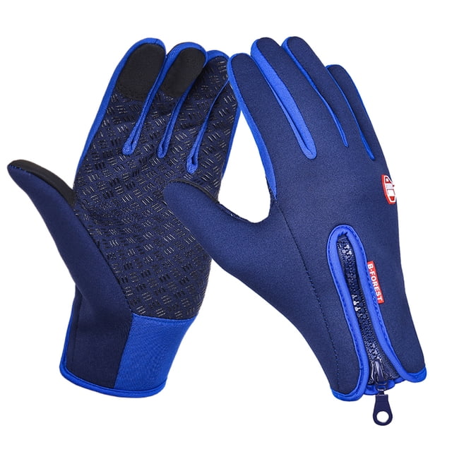 Manopla de dedos Kyncilor Glove Guantes de pantalla táctil antideslizantes de invierno cálido al aire libre para andar en bicicleta deportiva kyncilor Manopla de dedos