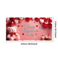 thumbnail image 1 of Valentine's Day Party Decoration Banner Heart Design Backdrop Event Photo Props Love Celebration Romance Gift Box Background, 1 of 3