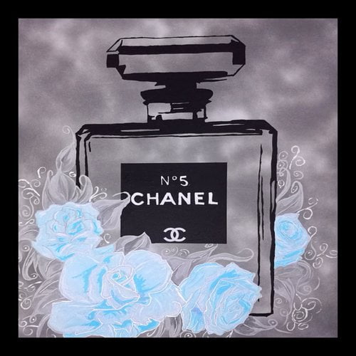 Buy Art For Less Poster Fancy Perfume Floral Flowers 'Chanel