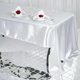 thumbnail image 2 of Mantel rectangular blanco de satén Efavormart de 60 x 126 pulgadas, ideal para banquetes, bodas, fiestas y restaurantes., 2 of 8