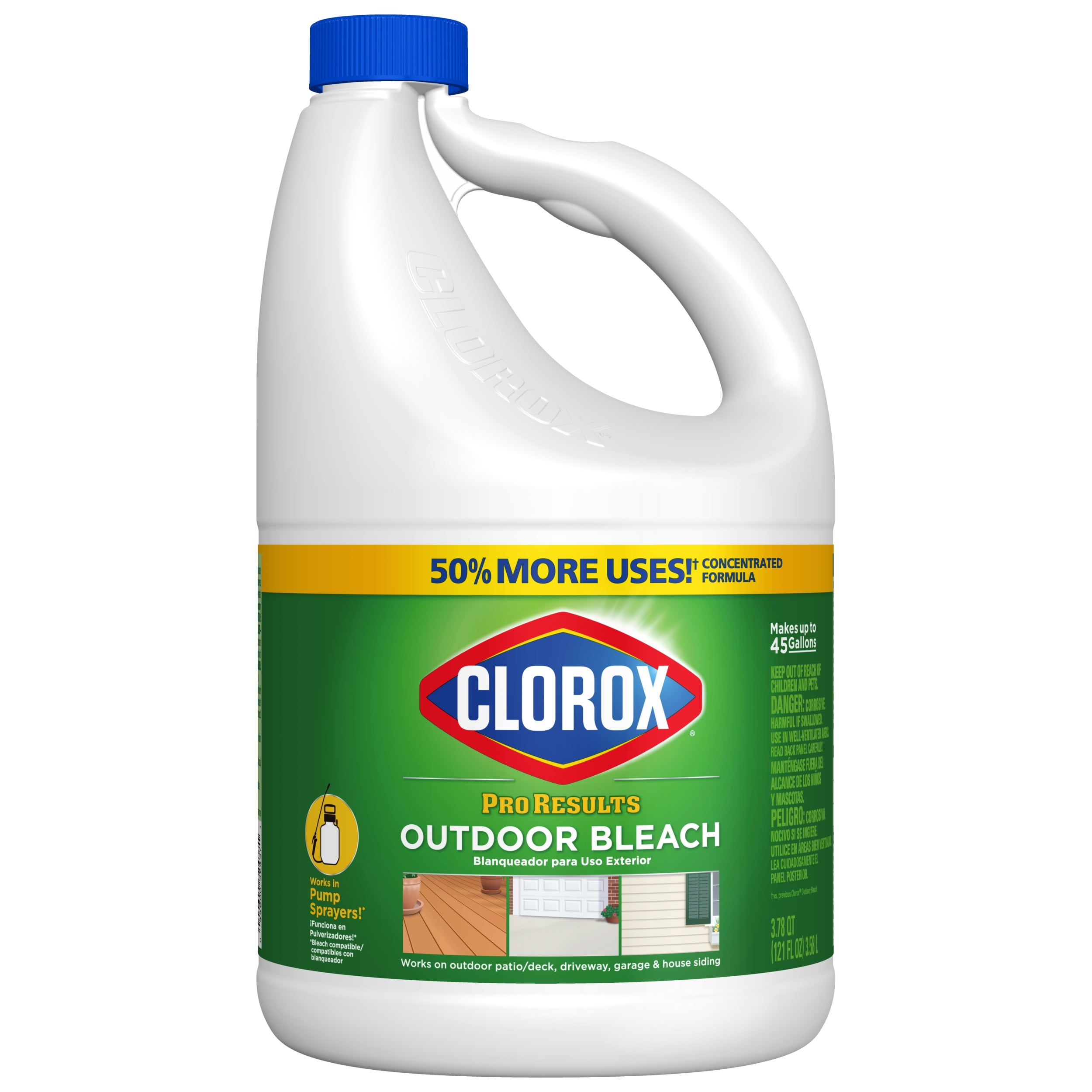 Clorox Pro Results Outdoor Bleach for Cleaning (Concentrated Formula