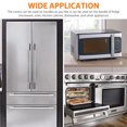 thumbnail image 3 of Bgsha Refrigerator Door Handle Covers Protective Electrical Kitchen Appliances Gloves Fridge Microwave Dishwasher Door Cloth Protector - Catches Drips,Smudges,Fingerprints Dust Covers 2X, 3 of 6