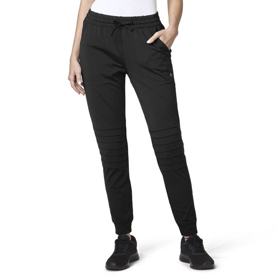 WonderWink Moto Women's 5199 Moto Jogger Pant Black Medium