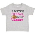 thumbnail image 3 of Inktastic I Watch Football with My Daddy Boys or Girls Baby T-Shirt, 3 of 5
