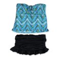 thumbnail image 2 of Bandini de 2 piezas con falda con volantes estampados para mujer de Island Escape, azul, 14 Island Escape Bandini, 2 of 2