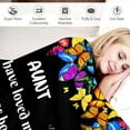 thumbnail image 4 of Yibo Best Aunt Ever Gifts Blanket Flannel Soft and Comfortable Anti-static Bed Sofa Blanket, 4 of 7