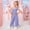 Purple, variant on Girls Ruffle Strap Top with Wide Leg Pants 2 Piece Set Casual Comfortable Outfit for Kids Playwear Breathable Loose Fit Summer Clothes(Beige,7-8 Years)