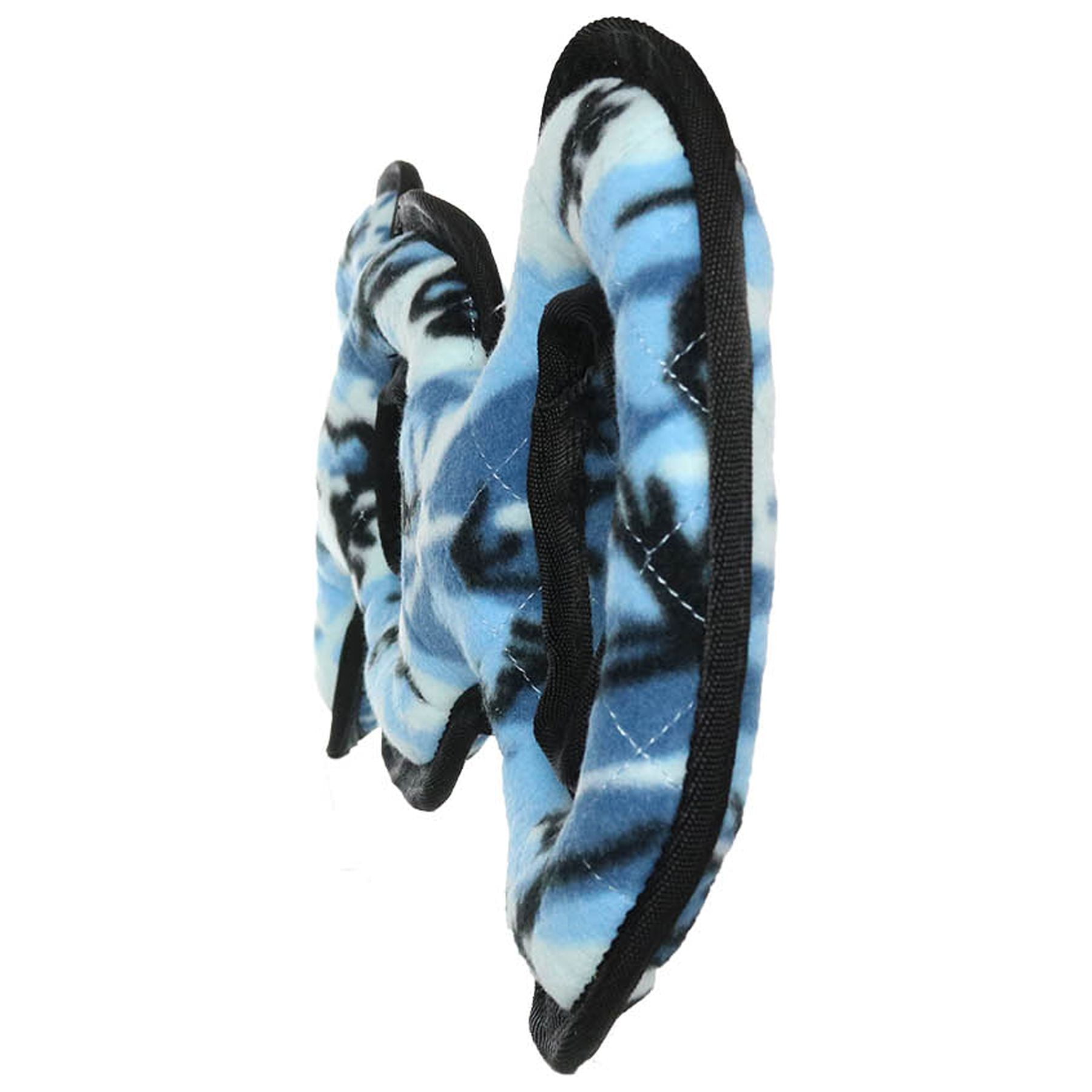 TUFFY® Ultimate 3WayTug Camo Blue, 2-Pack, Durable Plush Squeaky Dog Toys