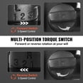 thumbnail image 4 of Llave neumática de impacto VEVOR de 1 pulgada, 2730 pies-libras, torque neumática, 4 of 9