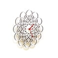 thumbnail image 2 of Ardeola - Rings White - 16 in Classic Traditional Modern Wall Clock, 2 of 9