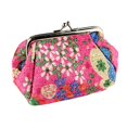 thumbnail image 2 of Xinyolin Vintage Floral Print Kiss Clasp Women Mini Pouch Money Bag Wallet Coin Purse, 2 of 8