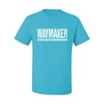 thumbnail image 2 of Wild Bobby Waymaker Inspirational/Christian Men Graphic Tee, Light Turquoise, 5X-Large, 2 of 5