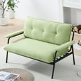 thumbnail image 2 of Xukmct 2 Seater Upholstered Sofa Couch with Metal Frame, 53 inch Corduroy Loveseat Sofa for Living Room, Office, Bedroom, Green, 2 of 10