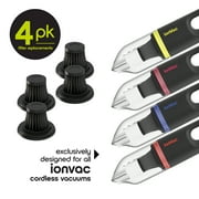 ionvac Cordless Handheld Vacuum Filter Replacement Kit, Six-Month Supply