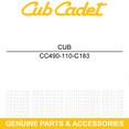 thumbnail image 6 of CUB CADET 490-110-C183 54" Blade Set Lowlift 05056 L RZT LX SX XT1 XT2 ZT1 ZT2, 6 of 9
