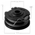 3 Pack Greenworks 0.065 Inch Dual Line String Trimmer Replacement Spool