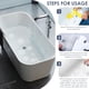 thumbnail image 5 of Monstrate Las pisadas de goma fáciles de florecer de la ducha de la seguridad para las escaleras de la bañera se mantienen altas seguras y sin Juegos de accesorios de baño, 5 of 6