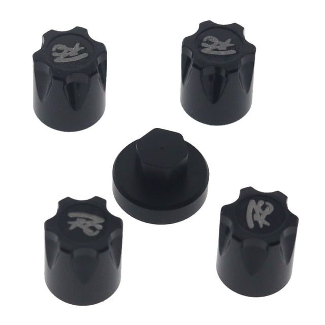4pcs RC Car Wheel Center 1:10 Scale RC Crawler Axial negro Sunnimix Gorra del centro de la rueda del coche RC