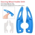 thumbnail image 2 of Steering Wheel Paddle Shifter Extension For Subaru Toyota 17-25 Aluminium Blue, 2 of 13