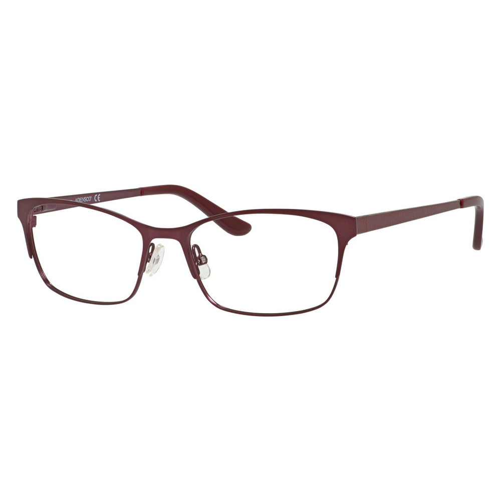 Adensco 211 Full Rim Rectangular Burgundy Eyeglasses - Walmart.com ...