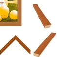 thumbnail image 3 of Honey Pecan Wood Picture Frame - Flat Modern Framing, 3 of 6