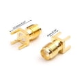 thumbnail image 5 of Oasiva 10pcs SMA Female Jack Solder PCB Board Mount RF Connectors Straight Adapter, 5 of 8