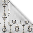 thumbnail image 5 of Ambesonne Tribal Grommet Curtain, Geometric Aztec Art, 50" x 84", Amber Black and White, 5 of 6