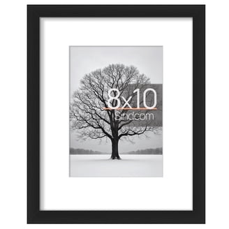 Standard Goods Home Décor 11x17 Matted to 9x15 Black Linear