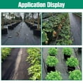 thumbnail image 5 of Garden Weed Barrier Landscape Fabric Durable & Weed Block Gardening Mat, Commercial Ground Cover Eco-Friendly,Easy Setup, Superior Weed Control, 5 of 8