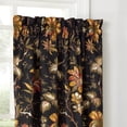 thumbnail image 3 of Waverly Felicite Noir Window Curtain Collection – Tier Pair - 100% Cotton Sateen - 60" X 36", 3 of 5