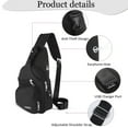 thumbnail image 3 of Hengguang Waterproof Sling Bag Crossbody Backpack for Men Women, Sling Backpack Hiking Daypack with USB Charging Port, Multipurpose Cross Body Chest Bag for Hiking Walking Travel, 3 of 8