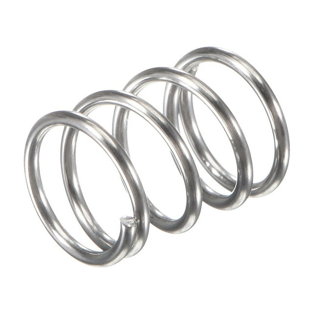Unique Bargains 8mmx0.8mmx10mm 304 Stainless Steel Compression Spring 11.8N Load Capacity, 30pcs
