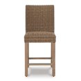 thumbnail image 3 of Signature Design by Ashley Walton Bridge Indoor/Outdoor Bar Stool, Set of 2, Driftwood, 3 of 6