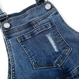 KIDSCOOL SPACE Distressed Overalls for Children, Little Youth Denim ...
