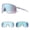 Bright transparent/ Light gray photochromic orchid white, variant on Polarized Sports Sunglasses UV400 Lightweight | Photochromic Adaptive Lens, 0.99oz Ultralight Oversized Sun Glasses Men Women Bike Glasses Gift for Cycling Running Hiking Fishing