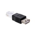 thumbnail image 1 of 1Pcs USB to Rj45 adapter black, 1 of 4