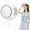 White, variant on 1PC Portable Silent Clip On Bladeless Fan, Mini Clip Waist Neck Wearable Fan with Night Light, Adjustable 3-Speed, Hands-Free Cooling Fans for Outdoor Office Shirt