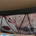 thumbnail image 4 of Bolsillo de red de carga para techo de coche, 35.4 x 25.6 pulgadas, malla de doble capa ajustable, organizador de techo SUV, bolsa de almacenamiento de viaje largo, tienda de campaña, colcha, 4 of 5