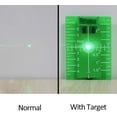 thumbnail image 3 of Objetivo láser verde, objetivo láser magnético con reflectores, para uso con láser verde de líneas cruzadas, para mejorar la visibilidad del láser verde Ormromra WLJ-2198, 3 of 5