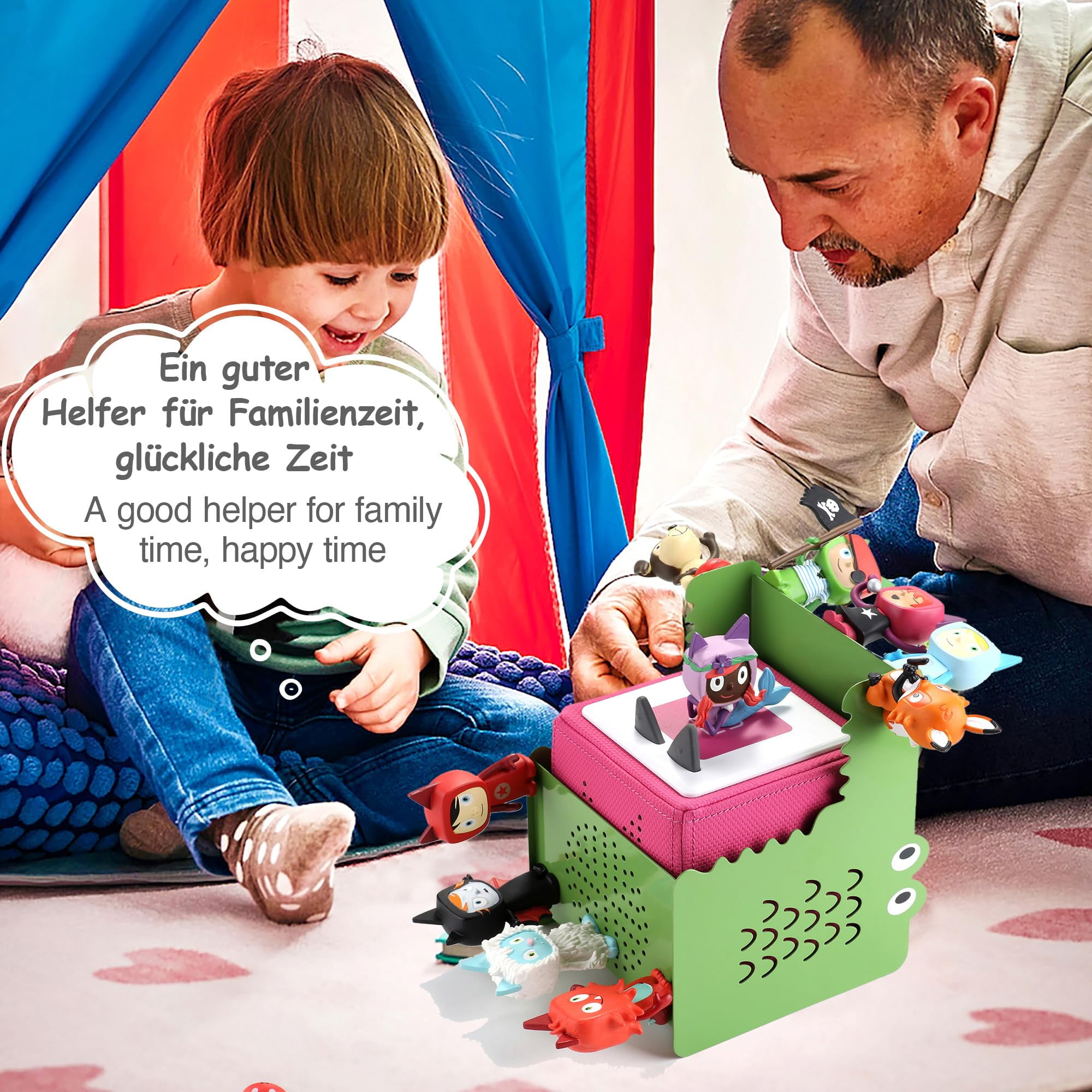 Crocodile-Shaped Creative Metal for Toniebox for Tonie Shelf,Tonies Storage 30-40Pcs for Tonie Figures, Characters, Cute Animal Children's Floating Shelf for Music Box, Charging Station