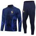 thumbnail image 1 of France National Team Jersey Football Training Suit Fifa Adult Kids Long-sleeved Tracksuit Set, 1 of 2