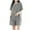 Gray, variant on Summer Plus Size Two Piece Sets for Women Fashion Suit Short Sleeve Color Trousers Casual Two-Piece Suit