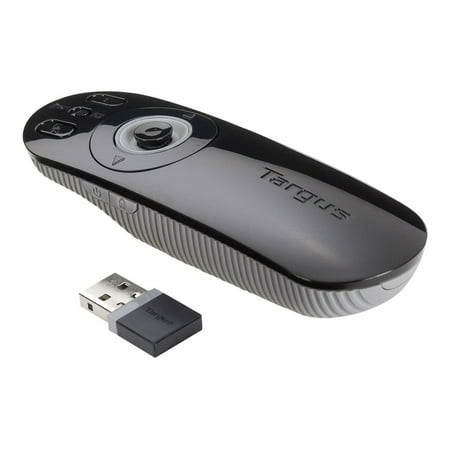 Targus Multimedia Presentation Remote - USB - Black, Gray