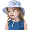 thumbnail image 2 of GHSDFBB Baby Sun Hat Toddler UPF 50+ Summer Sun Protection Wide Brim Bucket Beach Hat, 2 of 7