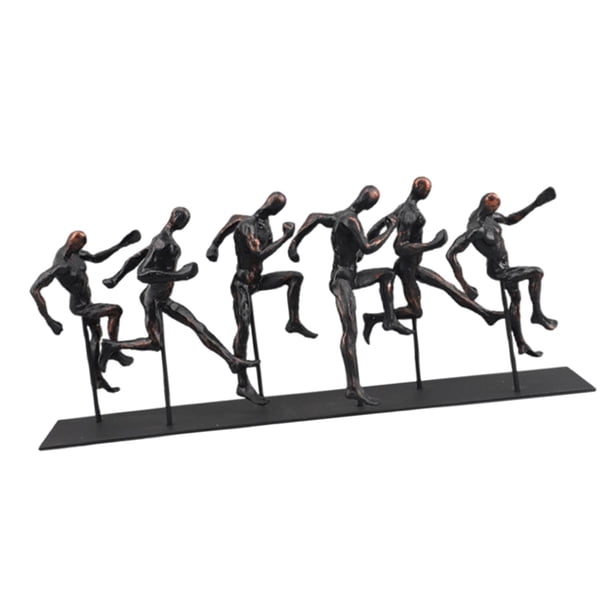 Figuras de carrera Esculturas Estatuas deportivas Recuerdo de fiesta Colección práctica Moderna Bronce A